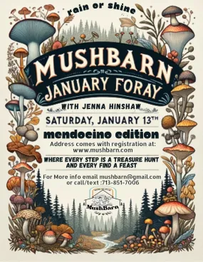 1.13.24 MushBarn January Foray