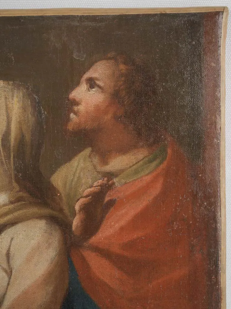18th-century religious painting from Italy 19¾" x 24½"