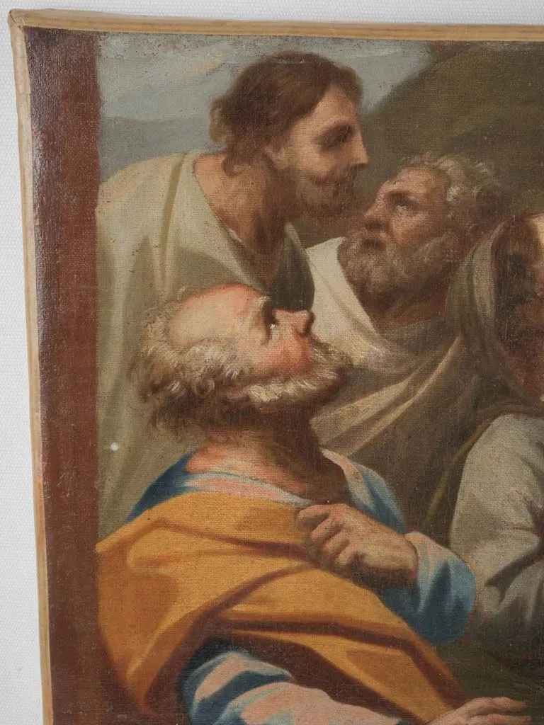 18th-century religious painting from Italy 19¾" x 24½"