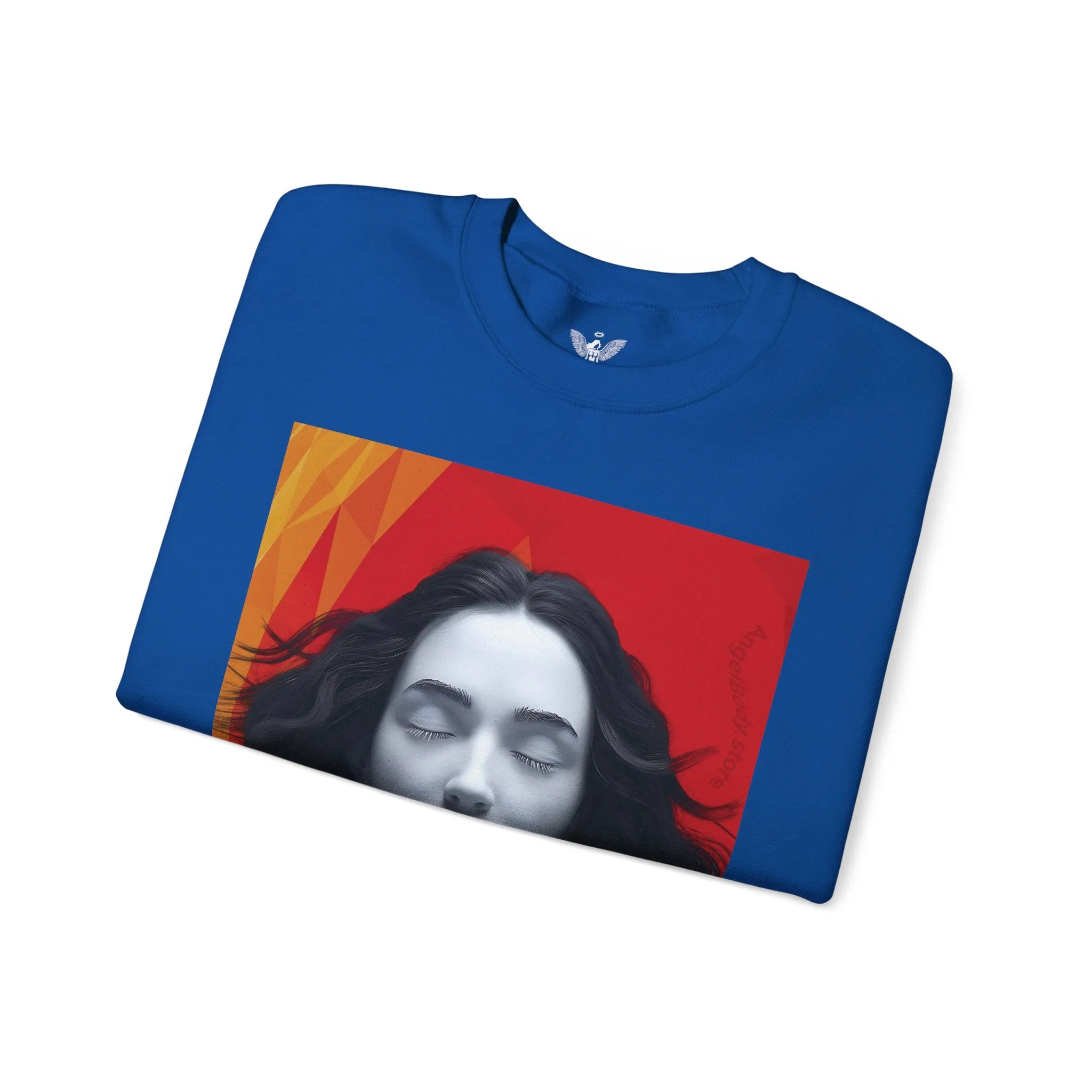 Abstract Art & Floral Sweatshirt