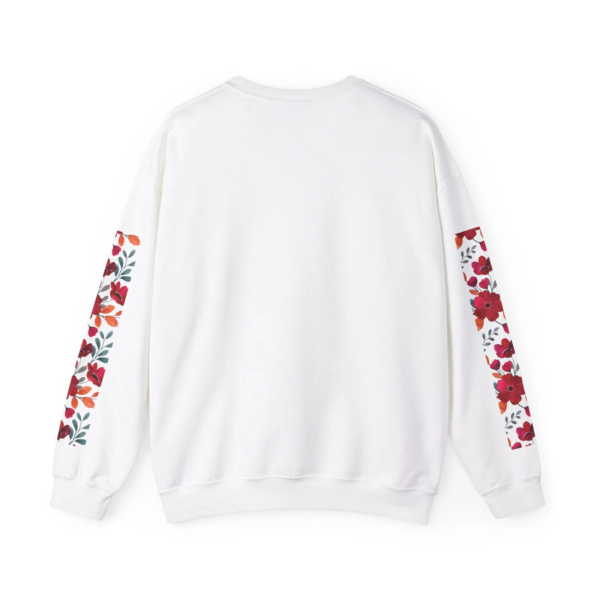 Abstract Art & Floral Sweatshirt
