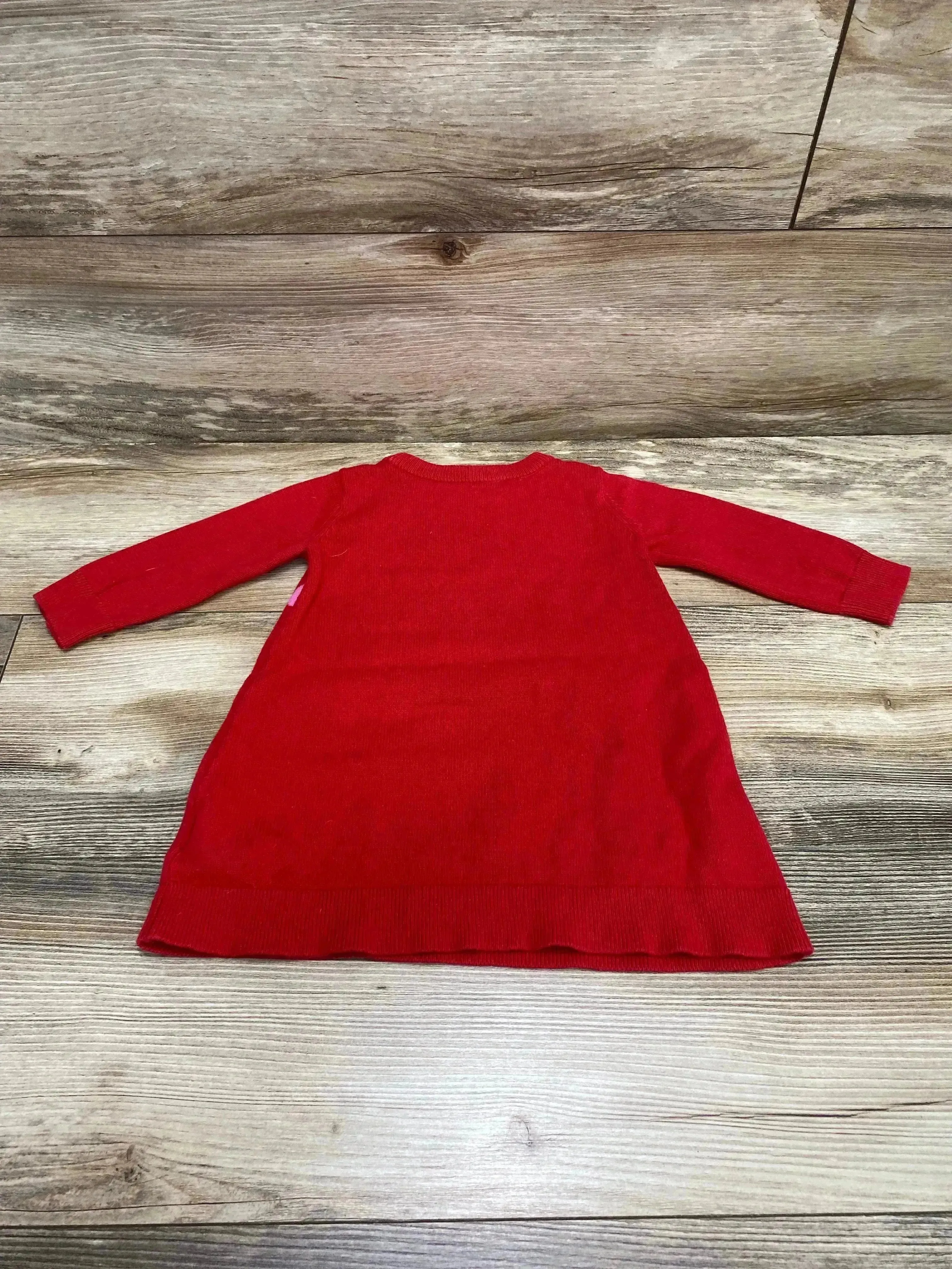 Baby Gap Polka Dot Sweater Dress Red sz 18-24m
