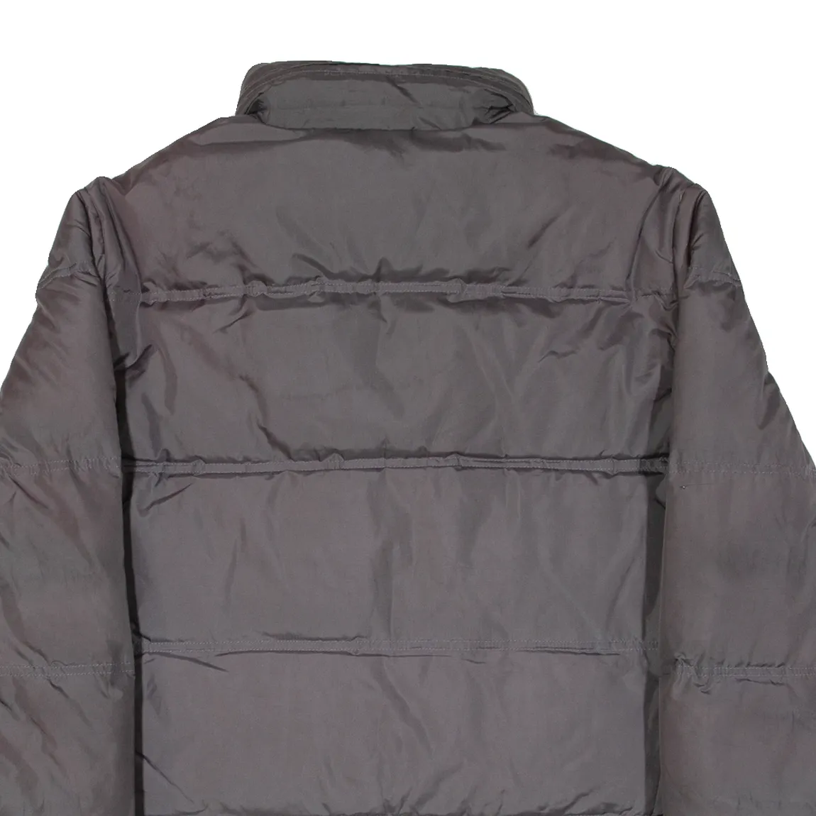 CALVIN KLEIN JEANS Insulated Mens Puffer Jacket Grey Hooded L
