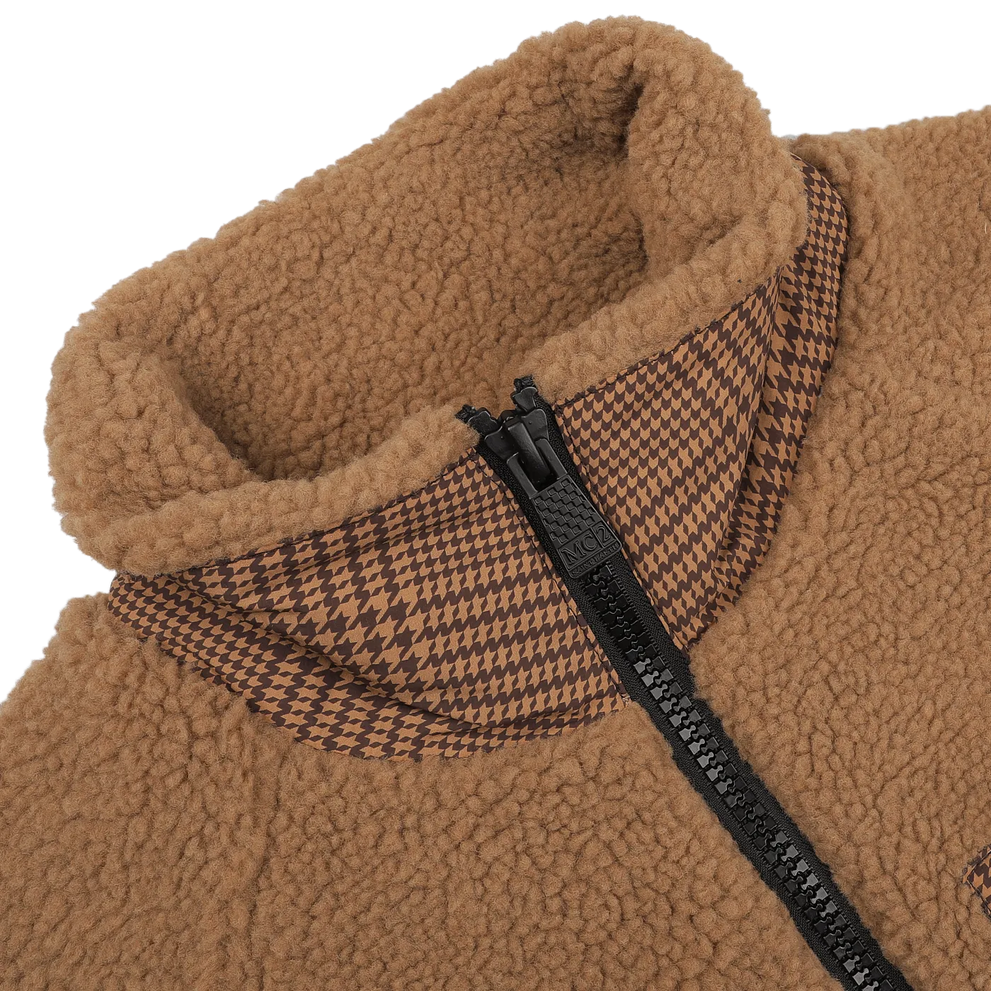 Camel Beige Sherpa Fleece Jacket
