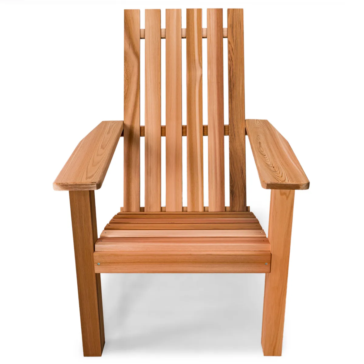 Cedar Adirondack Easybac Chair - Handcrafted In Canada With Rot Resistant, Untreated, Western Red Cedar.