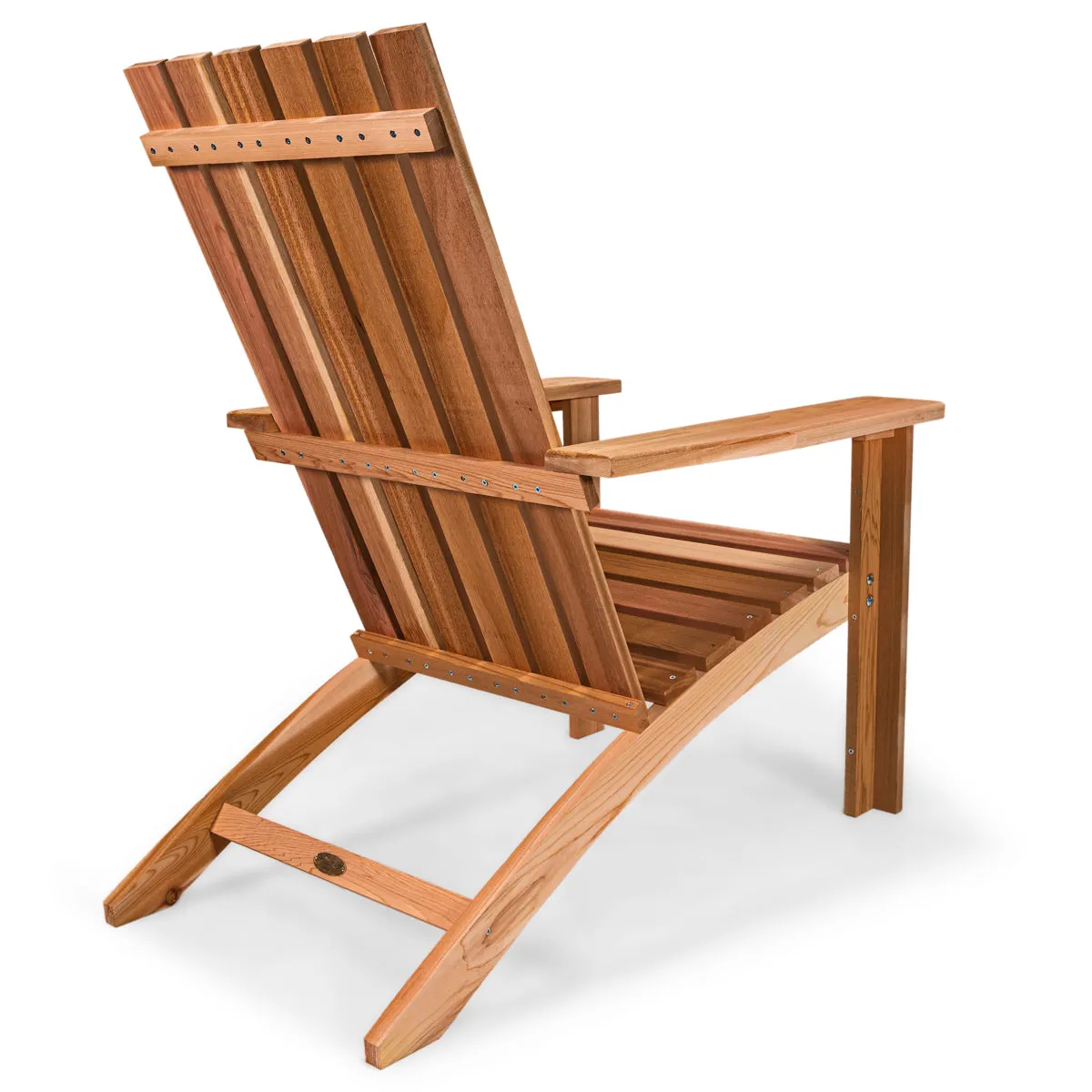 Cedar Adirondack Easybac Chair - Handcrafted In Canada With Rot Resistant, Untreated, Western Red Cedar.