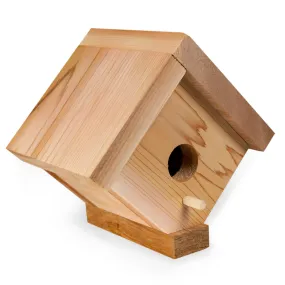 Cedar Traditional Cedar Birdhouse - Handcrafted In Canada With Rot Resistant, Untreated, Western Red Cedar.