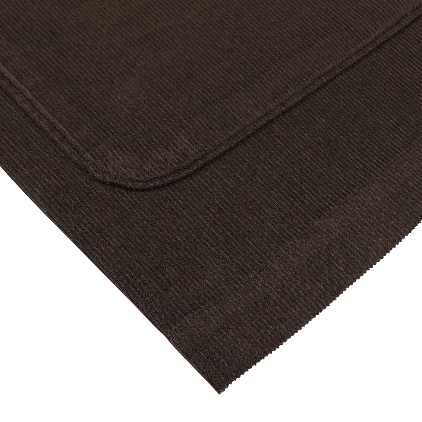 Dark Brown Fine Corduroy Bakers Overshirt