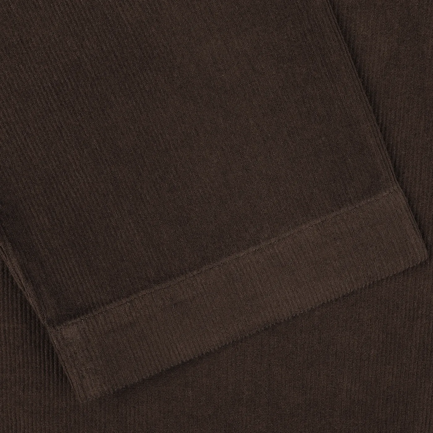 Dark Brown Fine Corduroy Bakers Overshirt