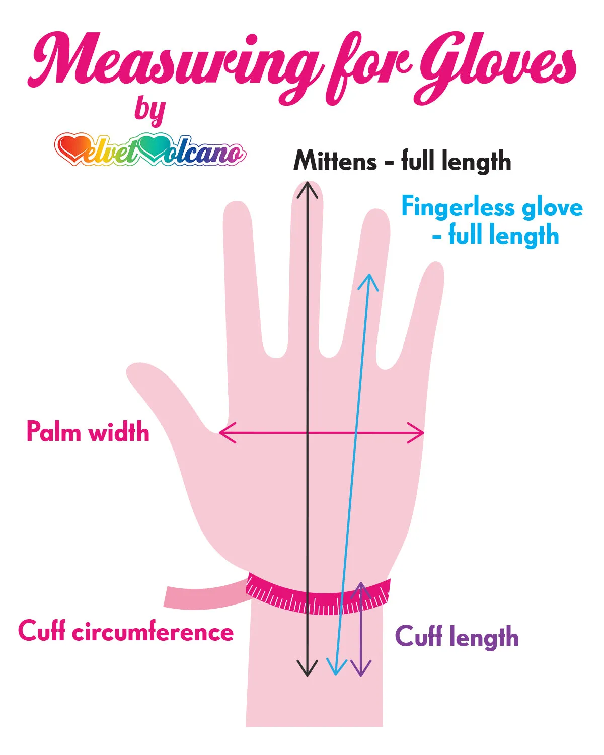 Duotone Fingerless Gloves (Custom Colour)