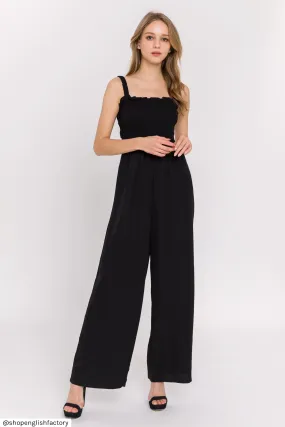Elastic Strap Detail Jumpsuit