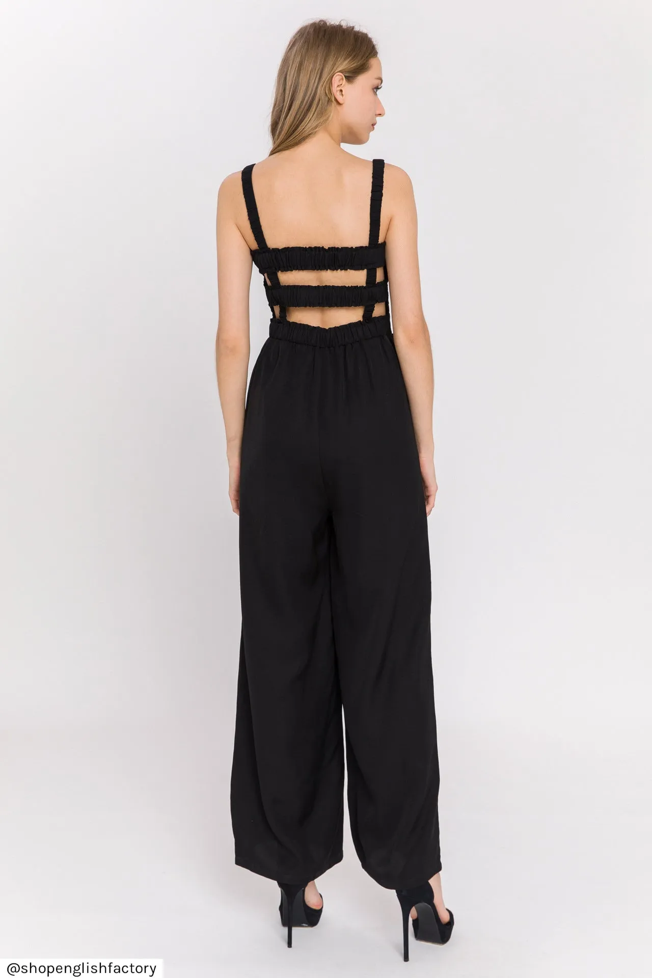 Elastic Strap Detail Jumpsuit