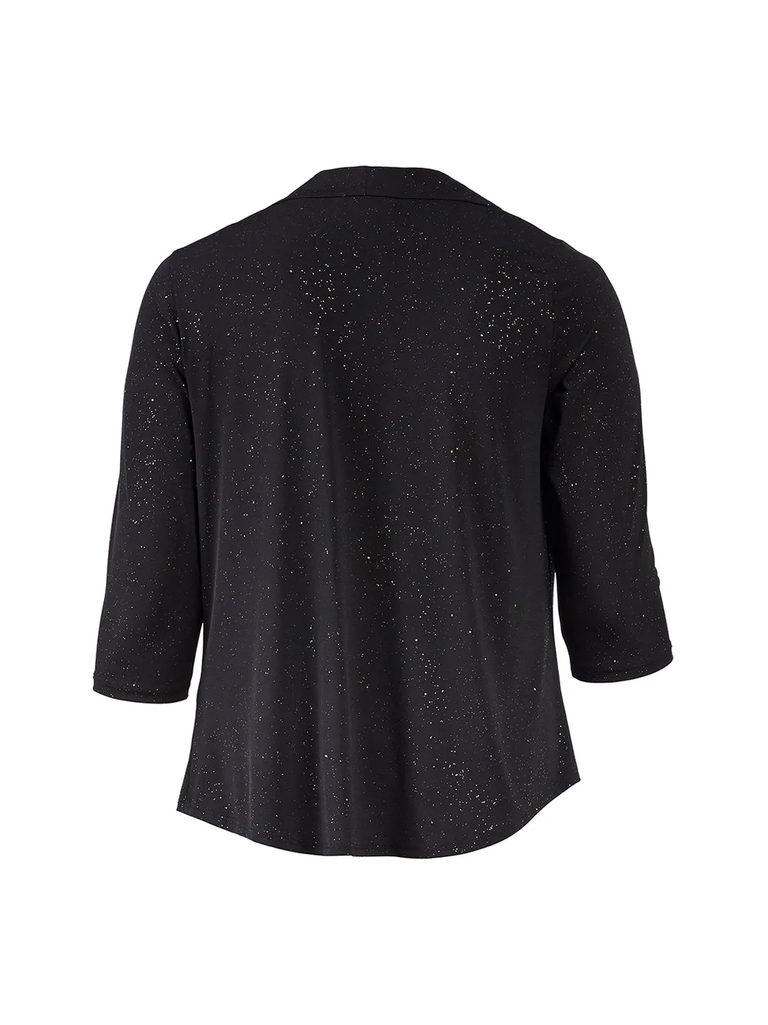 Galaxy Knit Drape Neck Top