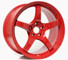 Gram Lights 57CR 18X9.5  38 5x100 in Milano Red