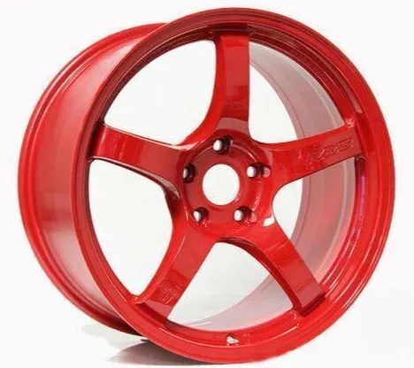 Gram Lights 57CR 18X9.5  38 5x100 in Milano Red