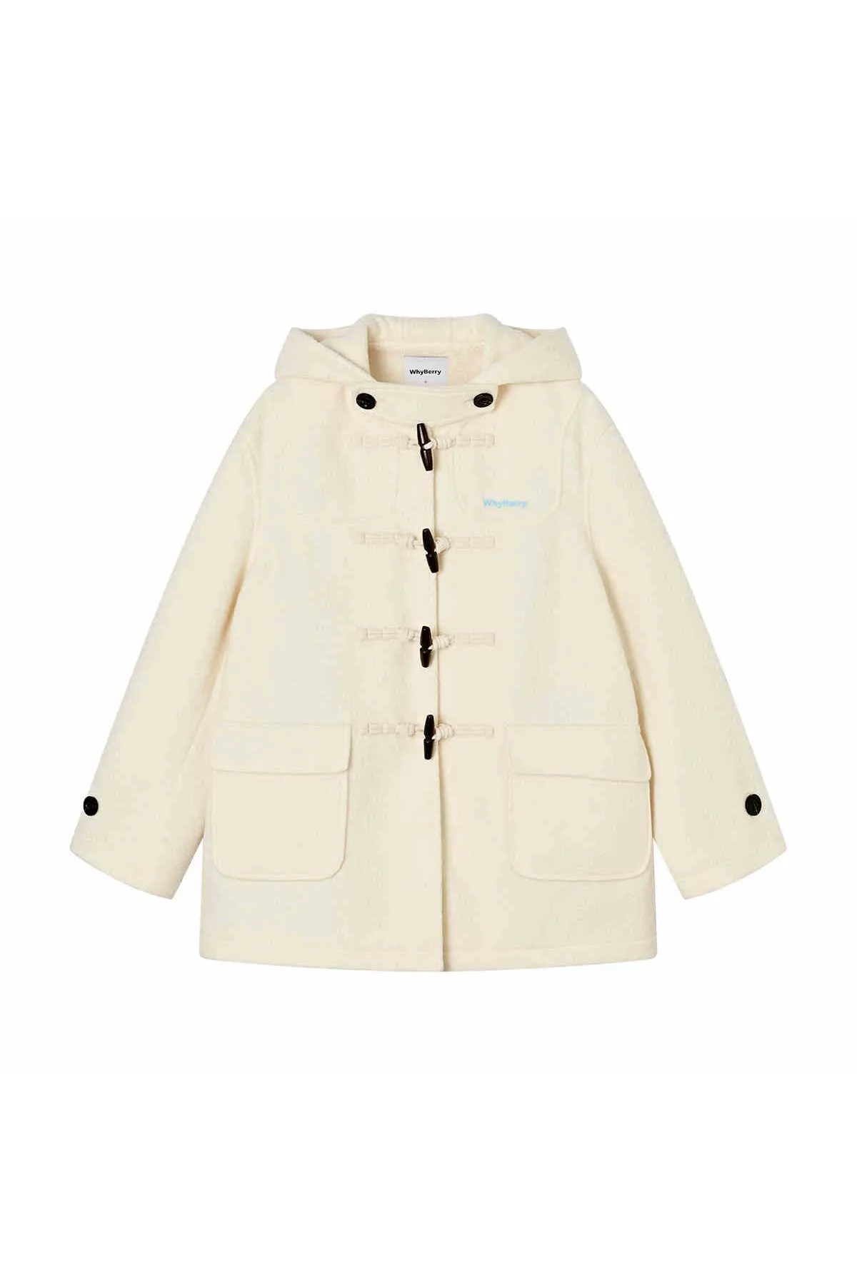 Hooded Duffle Wool Coat