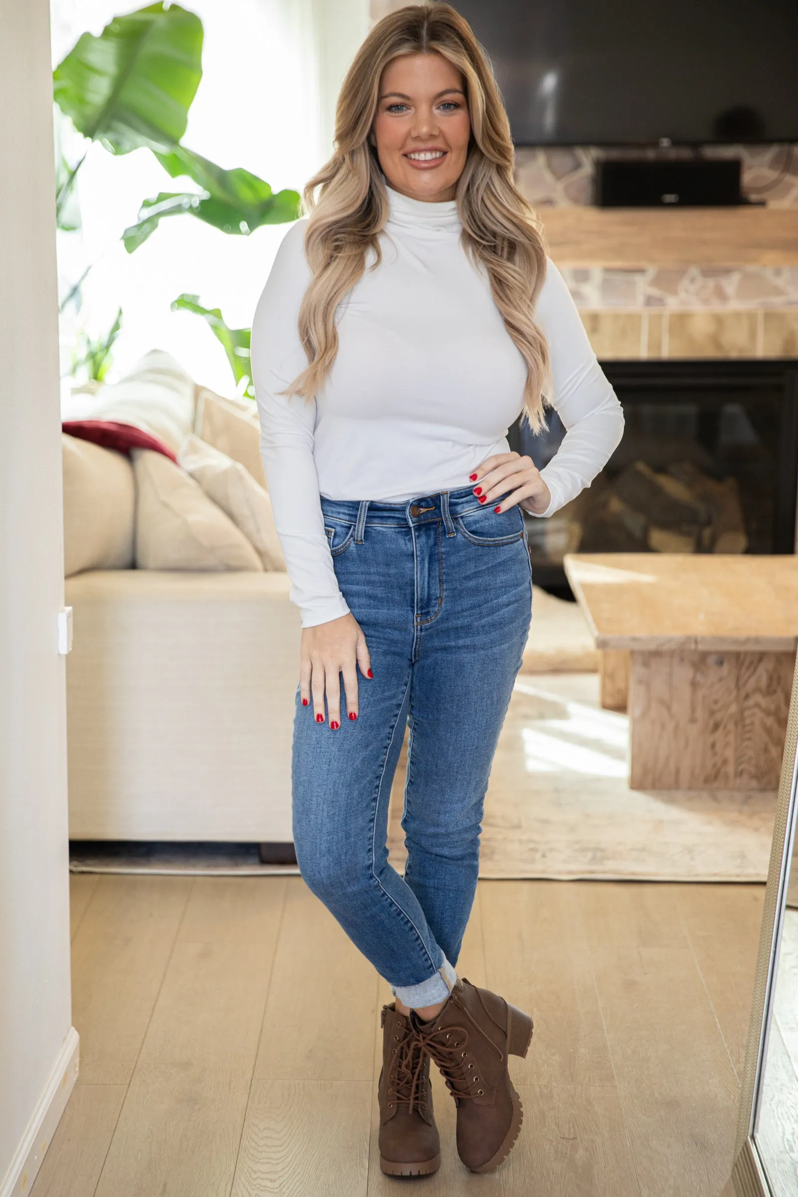 Judy Blue Thermal Insulated Skinny Jeans