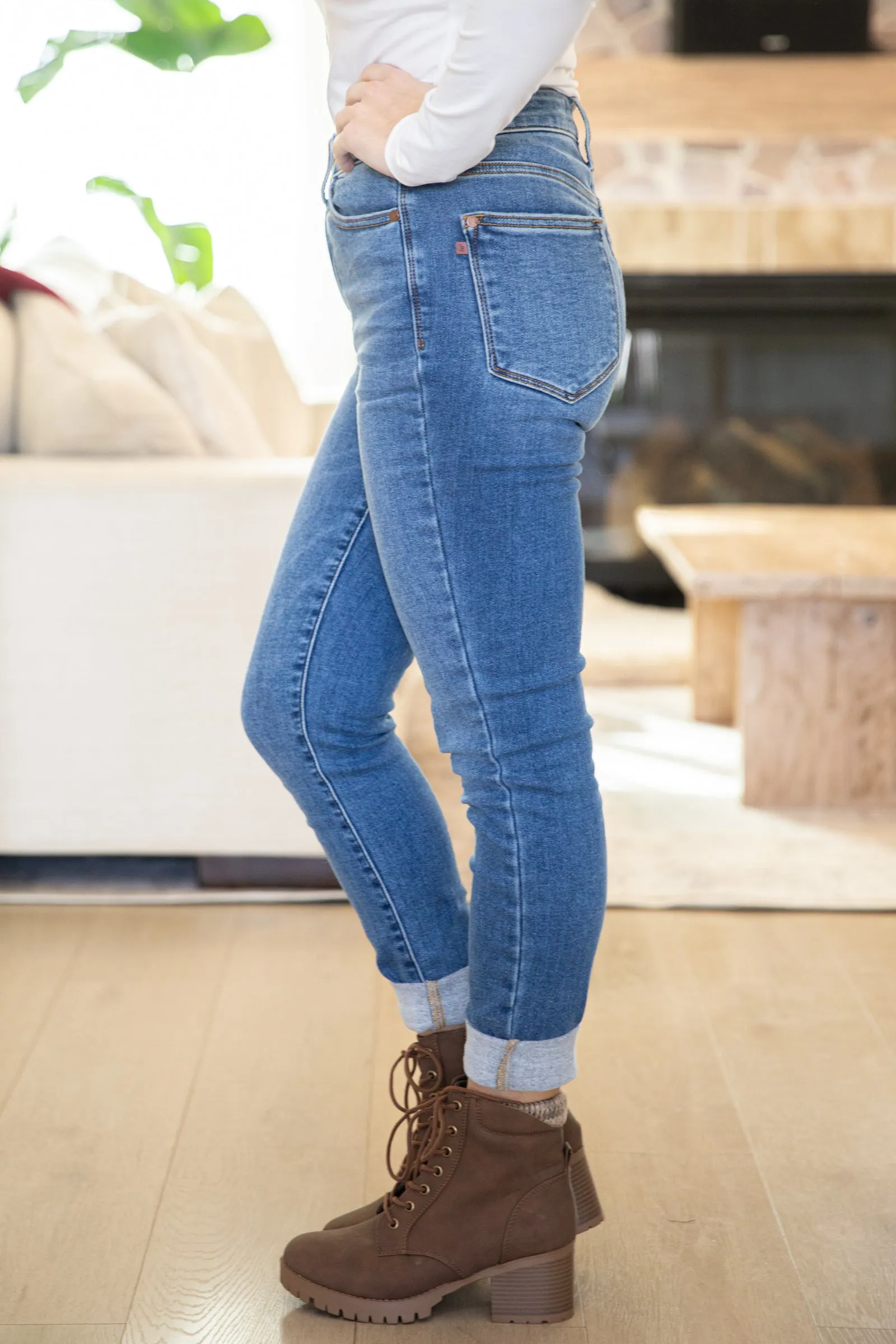 Judy Blue Thermal Insulated Skinny Jeans