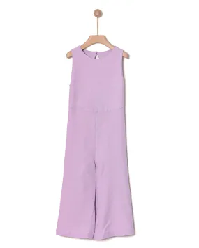 Jumpsuit In Tencel & Linen Orchid Bouquet