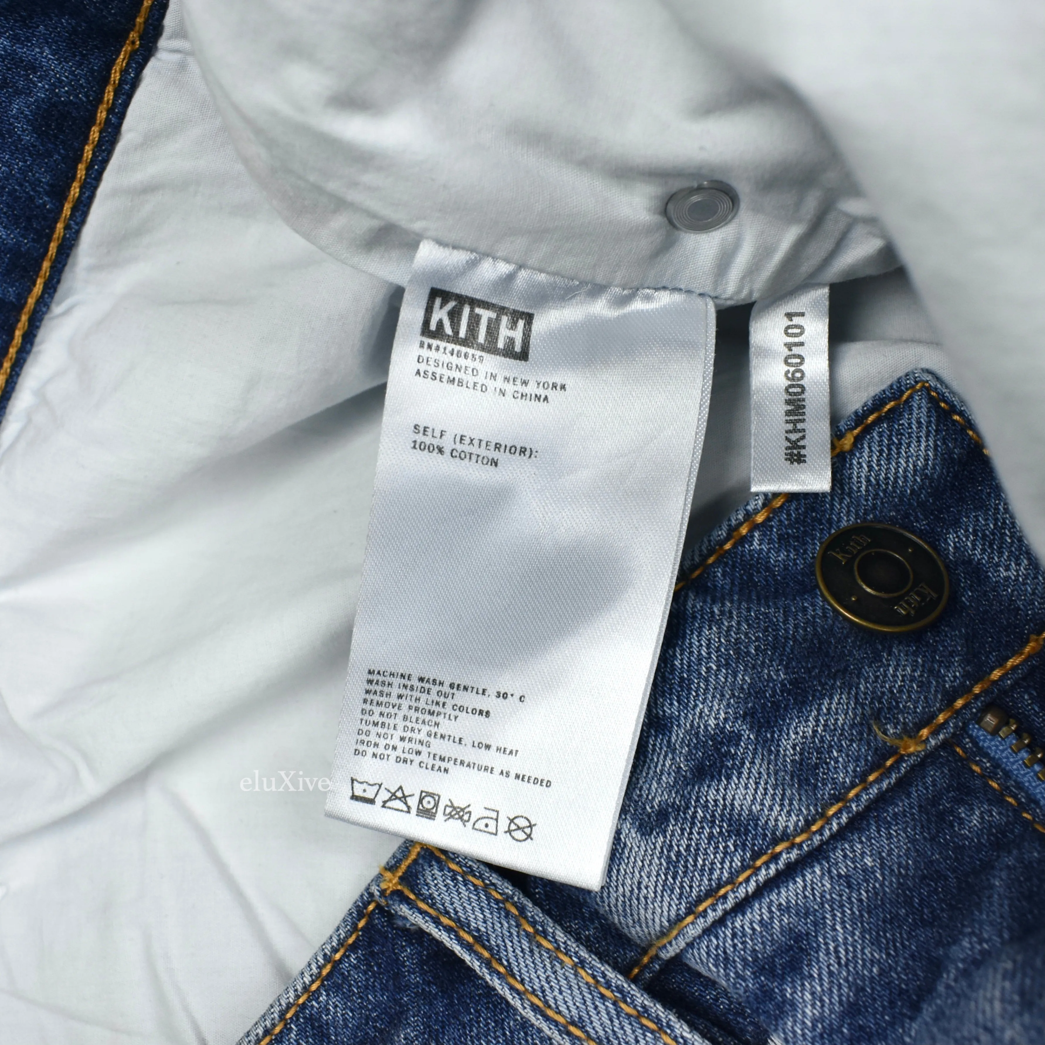 Kith - Floral Embroidered Denim Varick Jeans