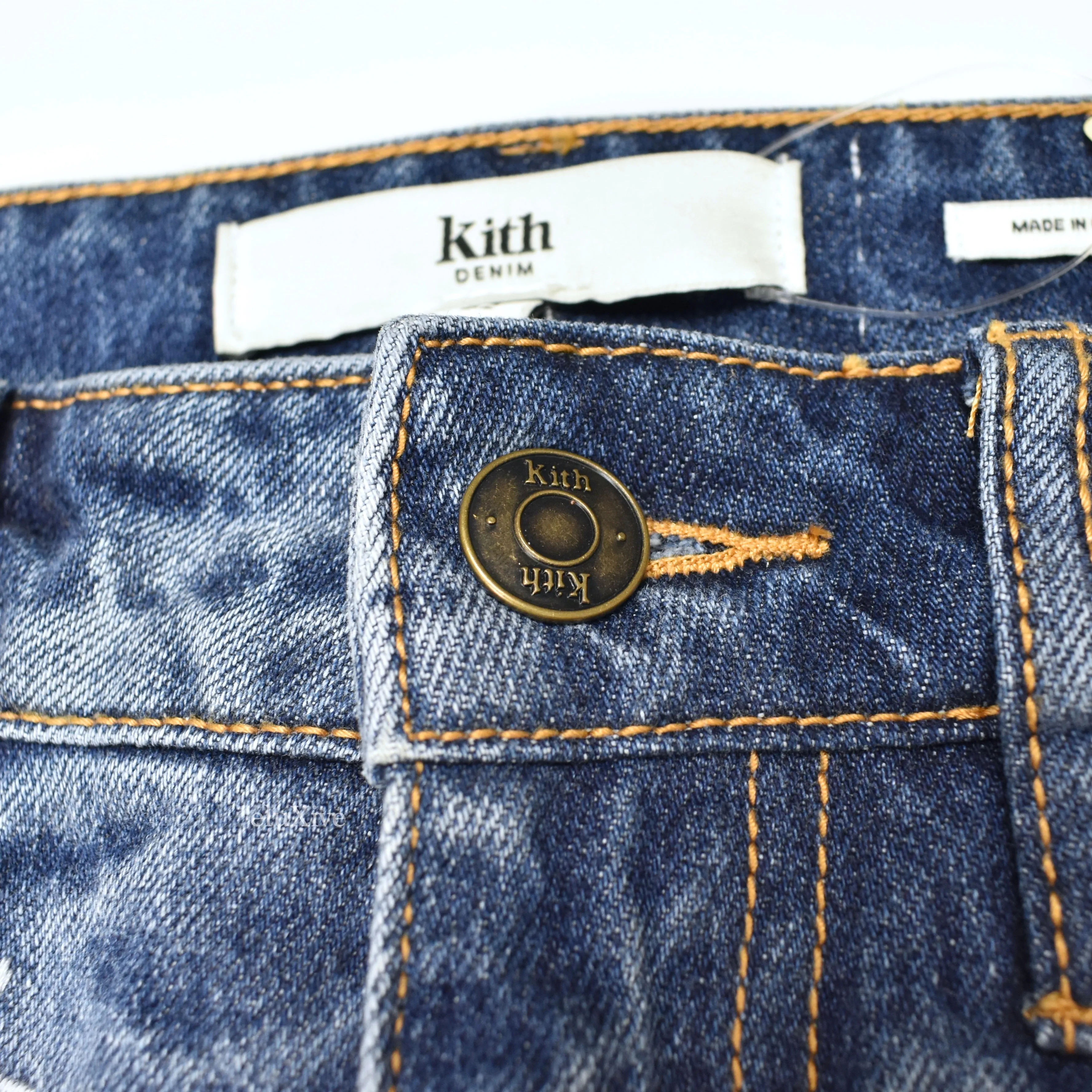 Kith - Floral Embroidered Denim Varick Jeans