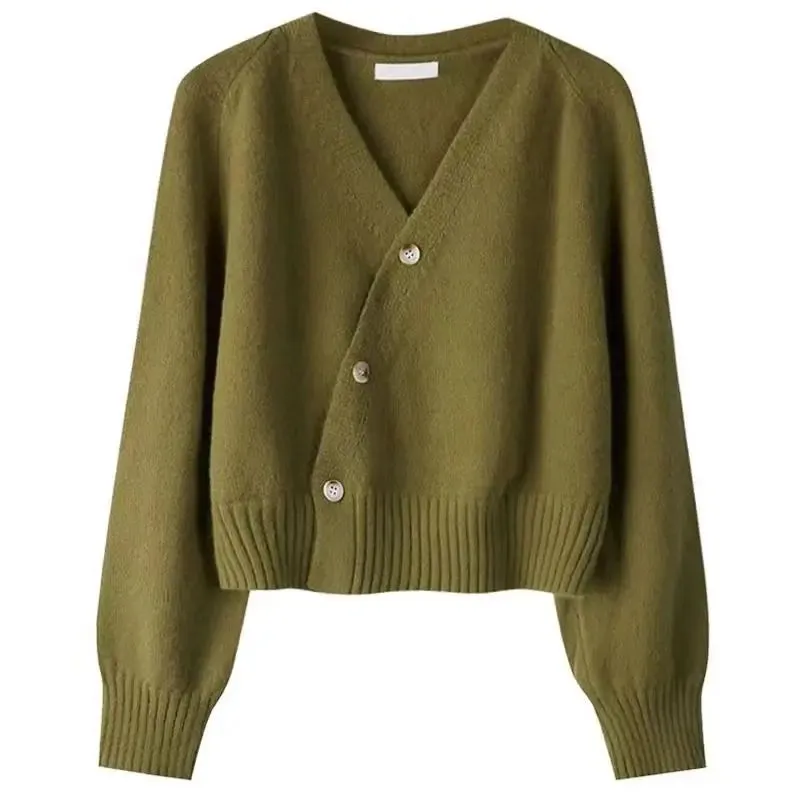 LANFUBEISI Spring Autumn Suit Women's New French Sweater Midi Skirts Outfits Knit Cardigan Knitwear High Waist Slim Skirts Two Piece Set