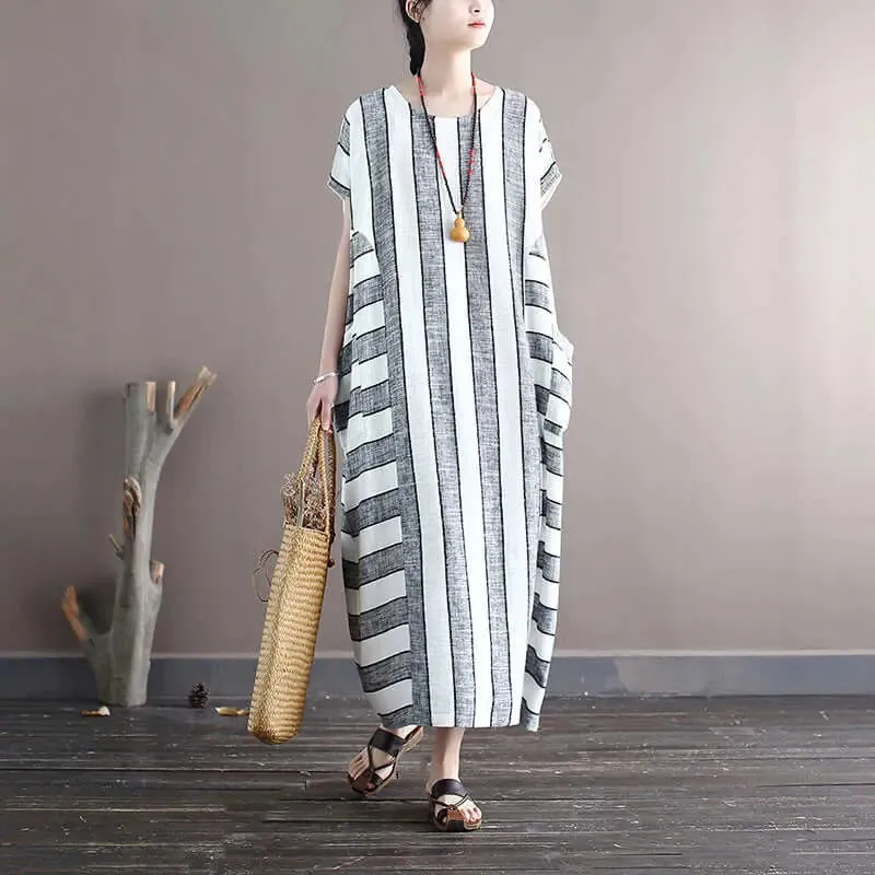 Linen Summer Dress with Pockets dress