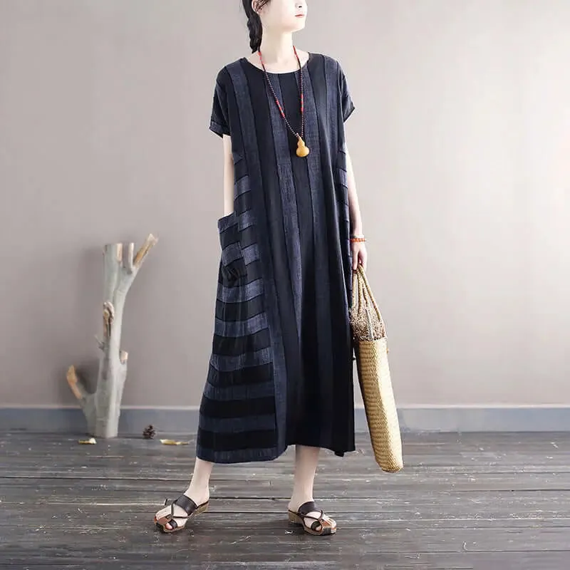 Linen Summer Dress with Pockets dress