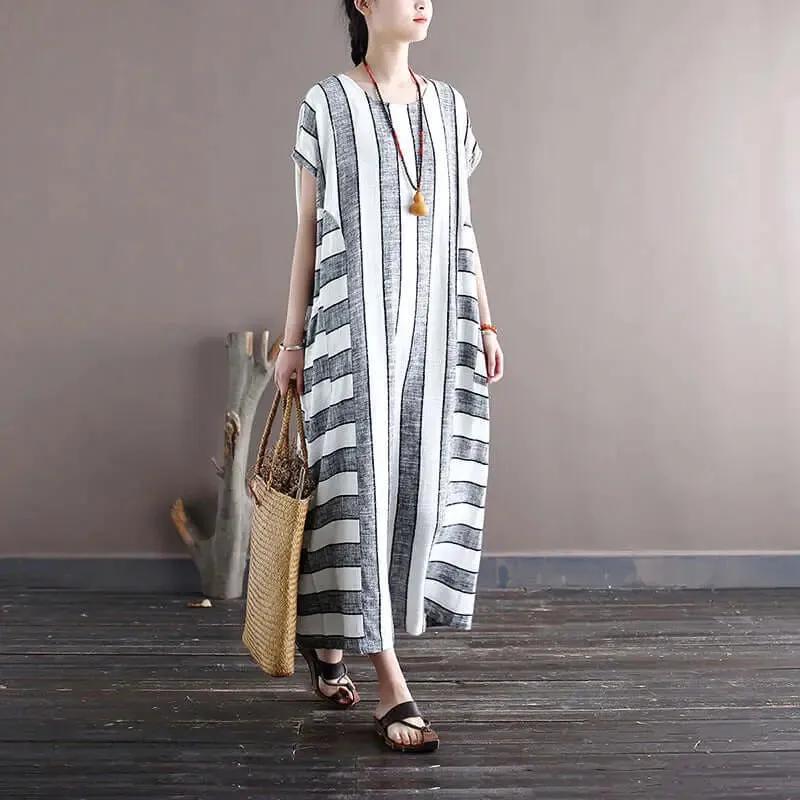 Linen Summer Dress with Pockets dress