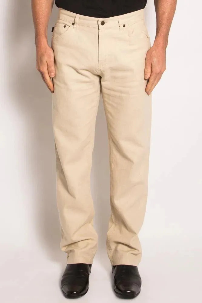 Men's Light Canvas Hemp Jeans