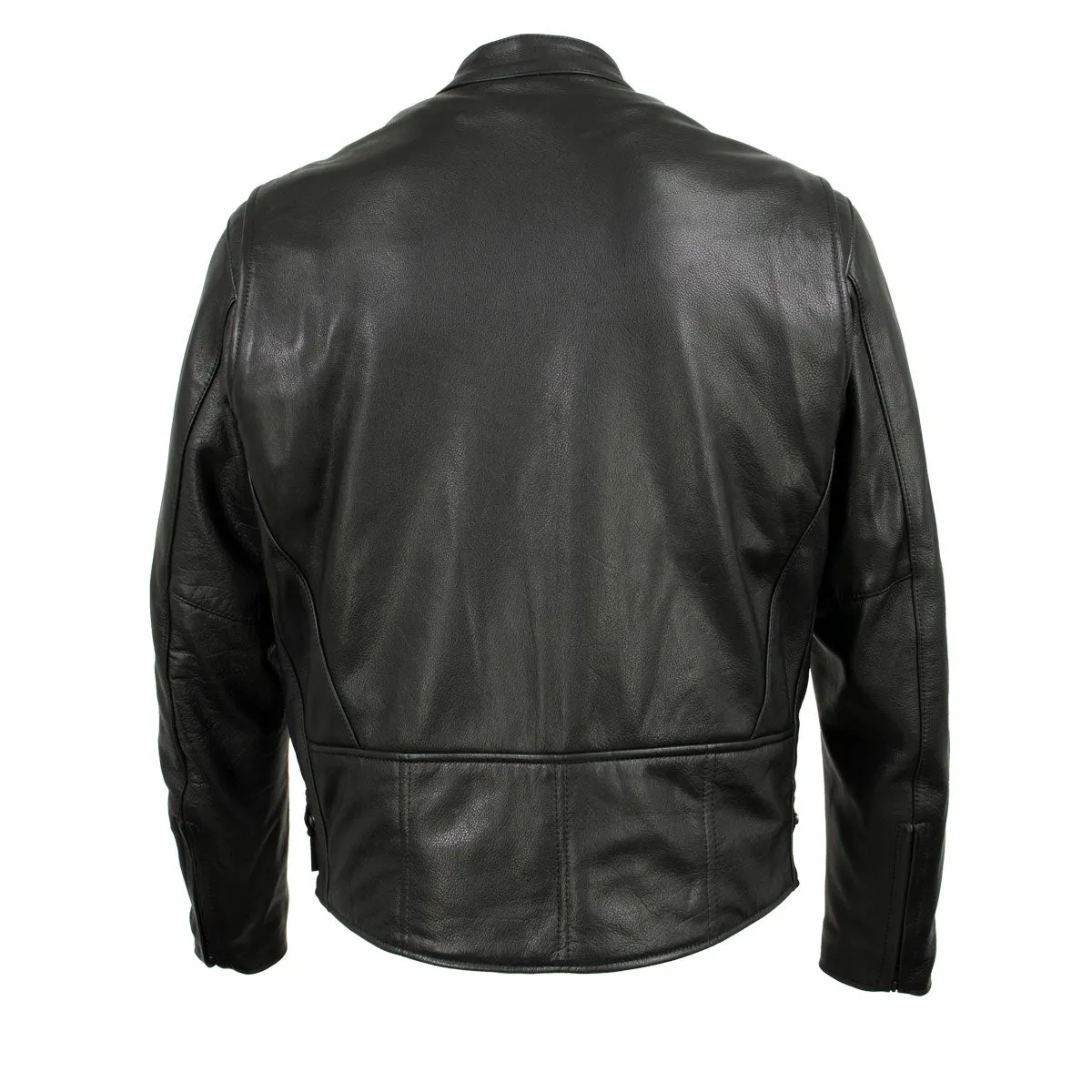 Milwaukee Leather USA MADE MLJKM5001 Men's Black 'Road Racer' Premium
