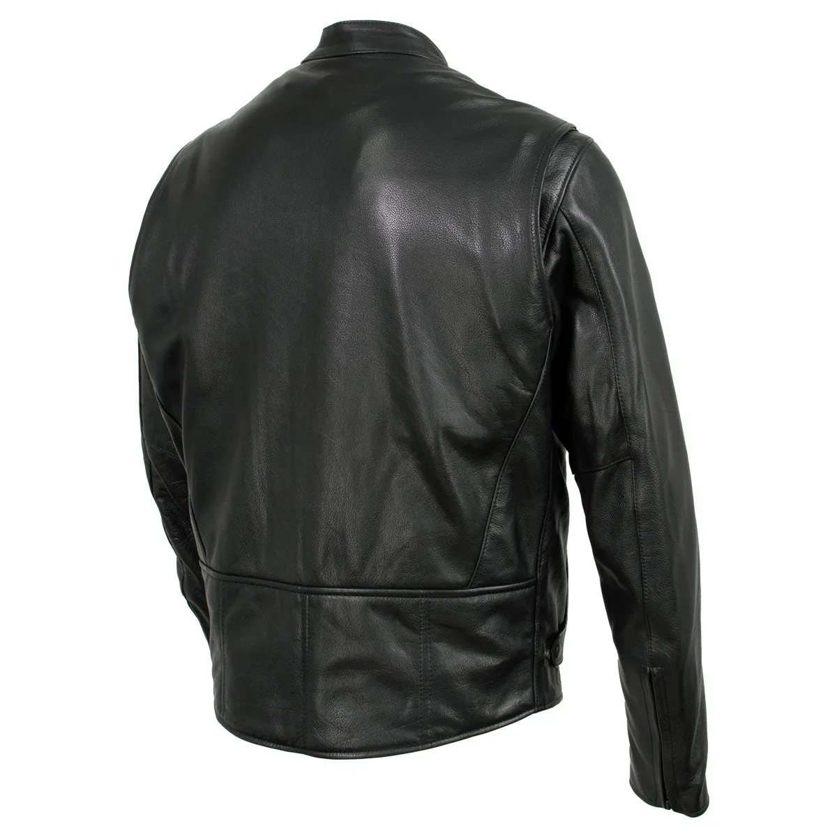 Milwaukee Leather USA MADE MLJKM5001 Men's Black 'Road Racer' Premium