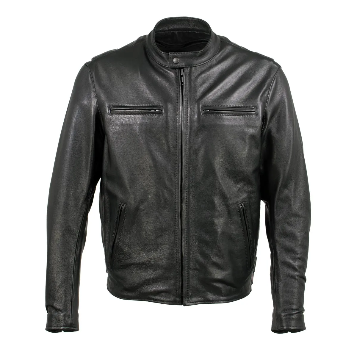 Milwaukee Leather USA MADE MLJKM5001 Men's Black 'Road Racer' Premium