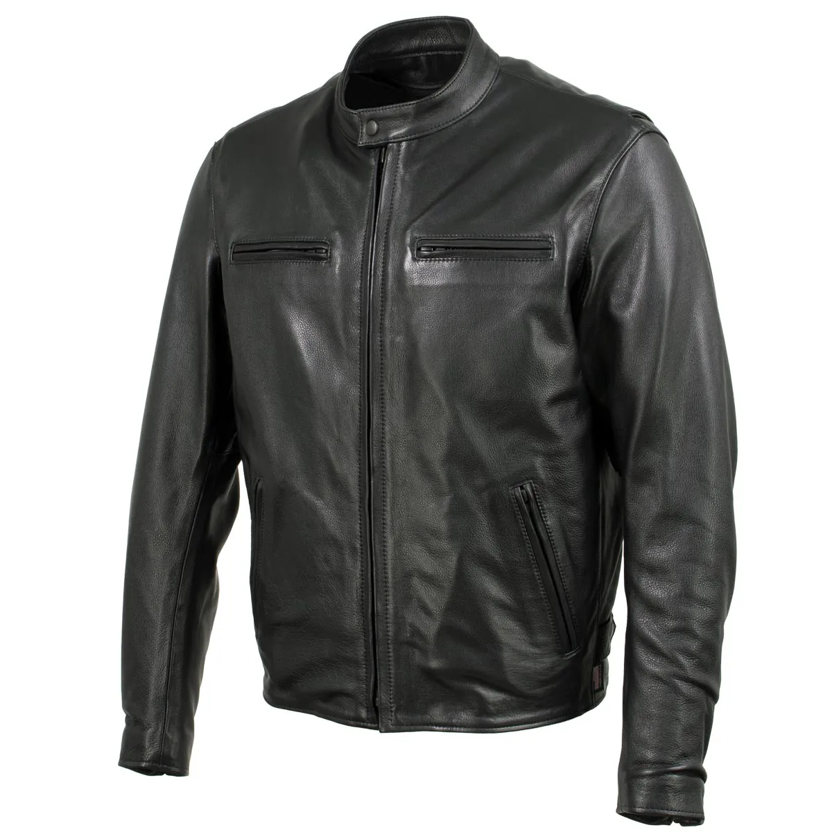 Milwaukee Leather USA MADE MLJKM5001 Men's Black 'Road Racer' Premium