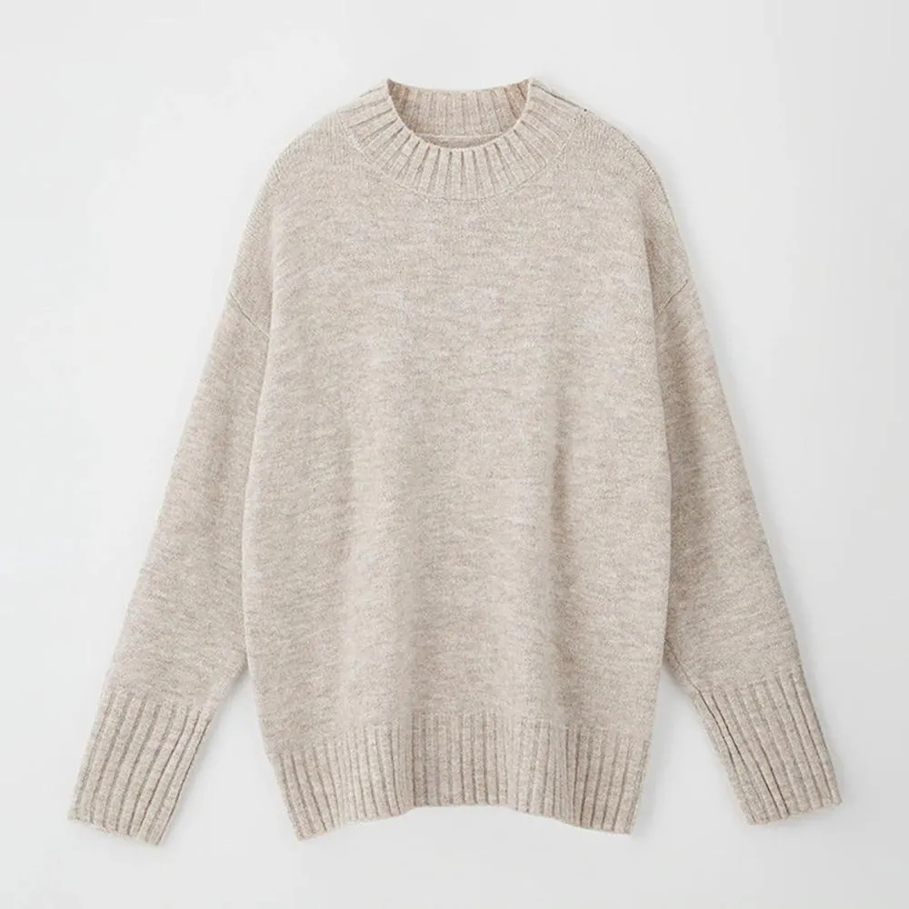 Oversize Winter Knitted Turtleneck Sweater