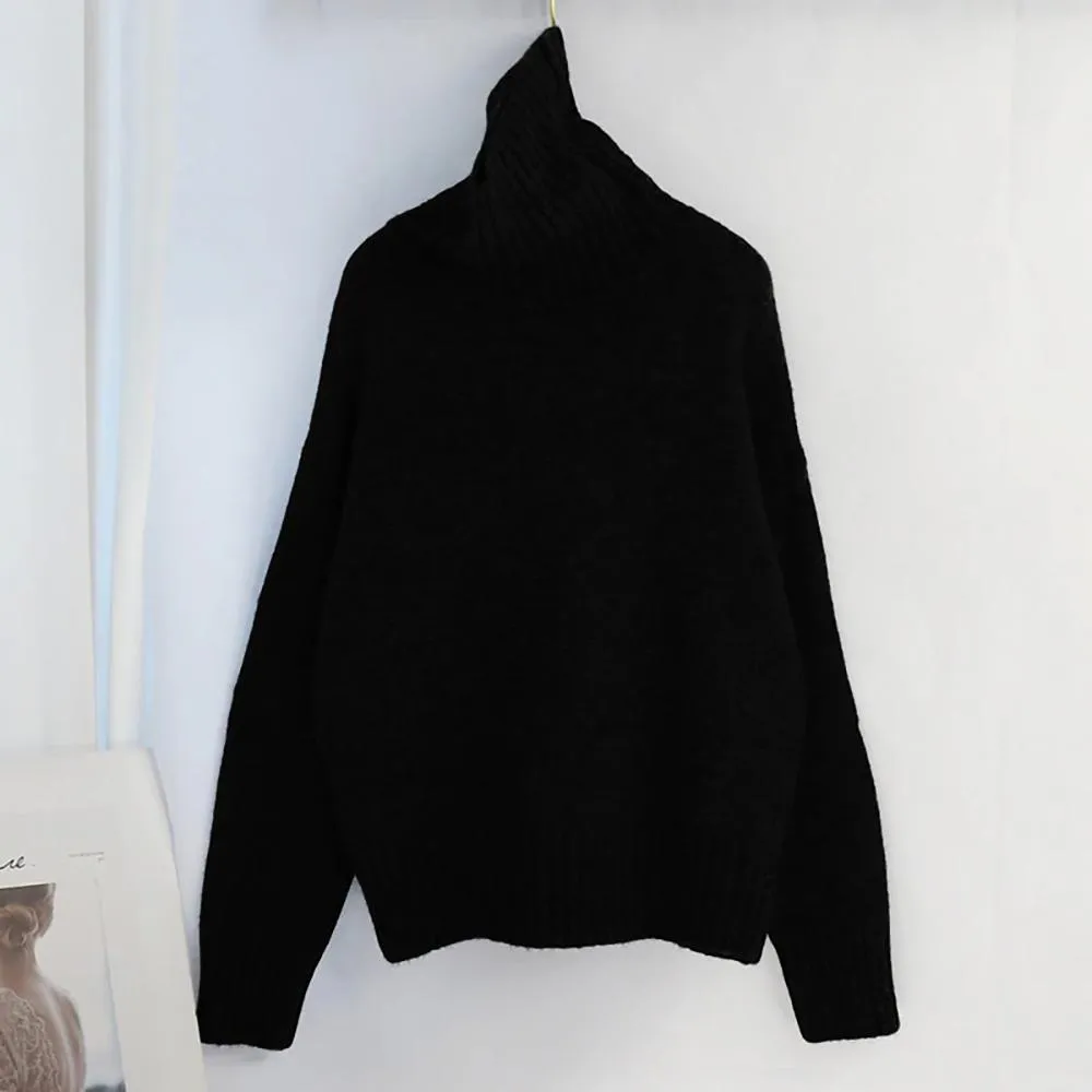 Oversize Winter Knitted Turtleneck Sweater