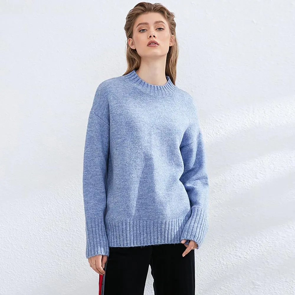 Oversize Winter Knitted Turtleneck Sweater