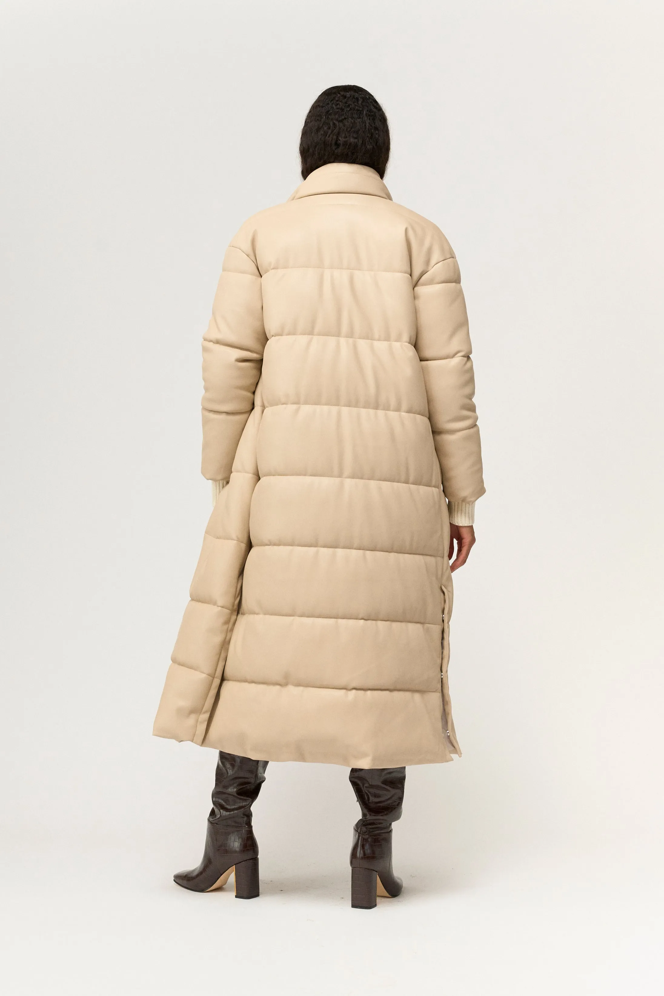 PD-Jules Faux Down Jacket - Chalk Beige