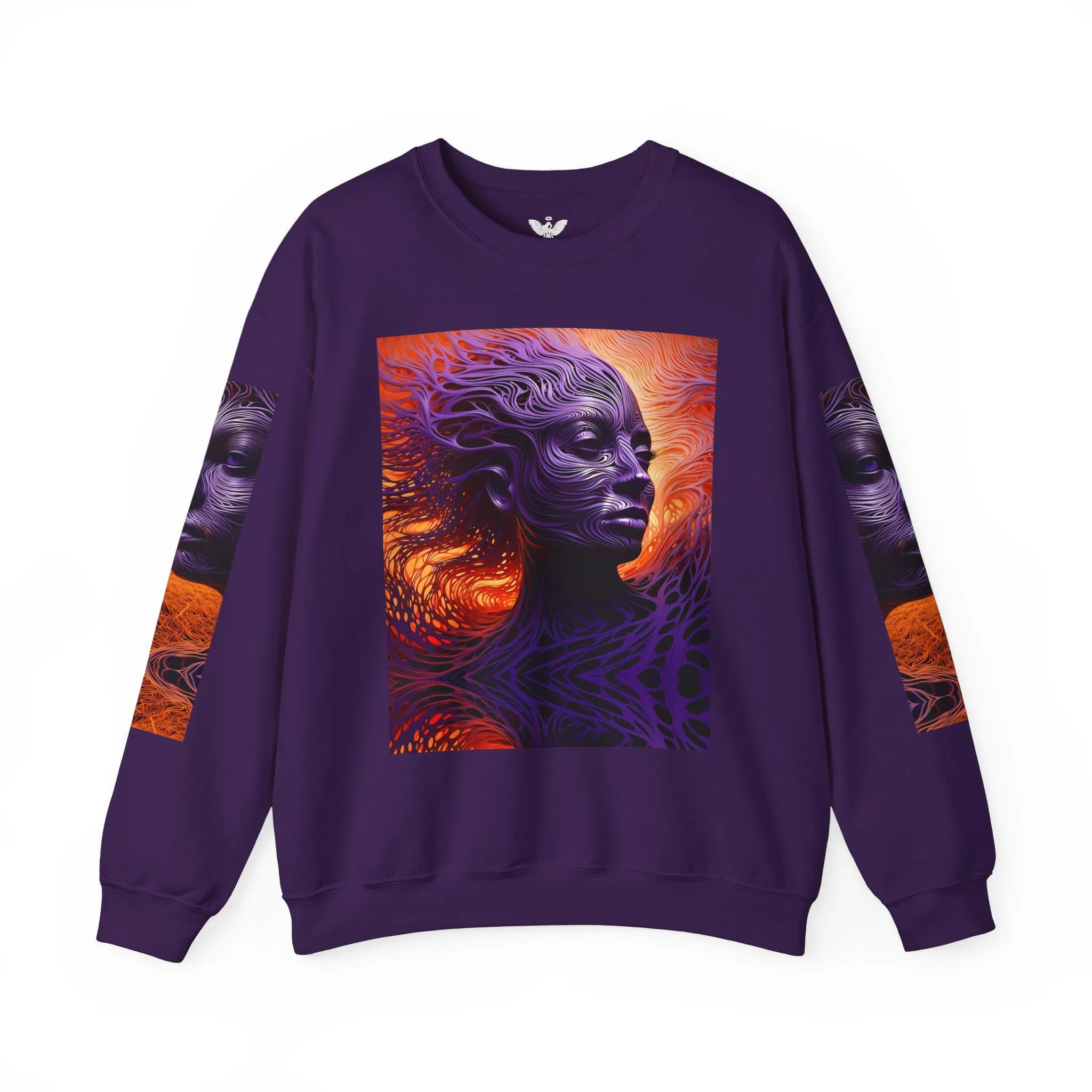 Purple Wind Mystical Abstract Unisex Sweatshirt