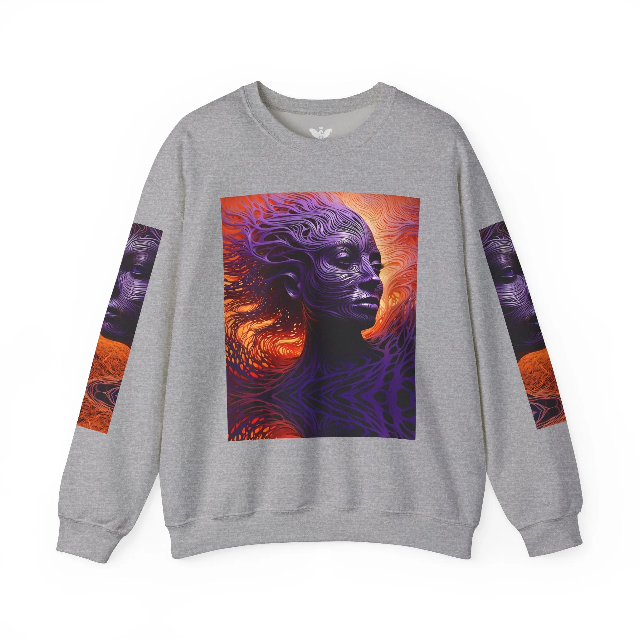 Purple Wind Mystical Abstract Unisex Sweatshirt