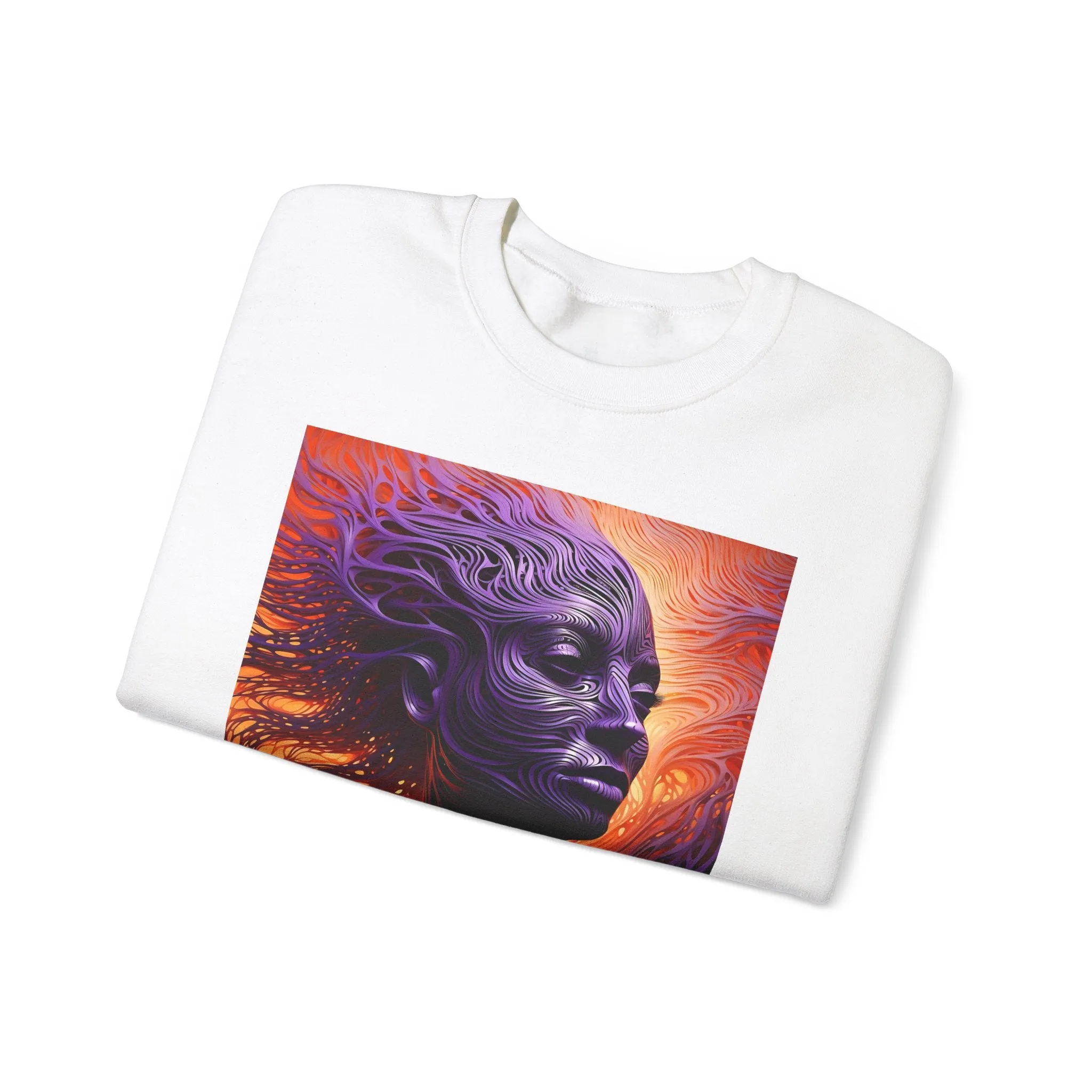 Purple Wind Mystical Abstract Unisex Sweatshirt