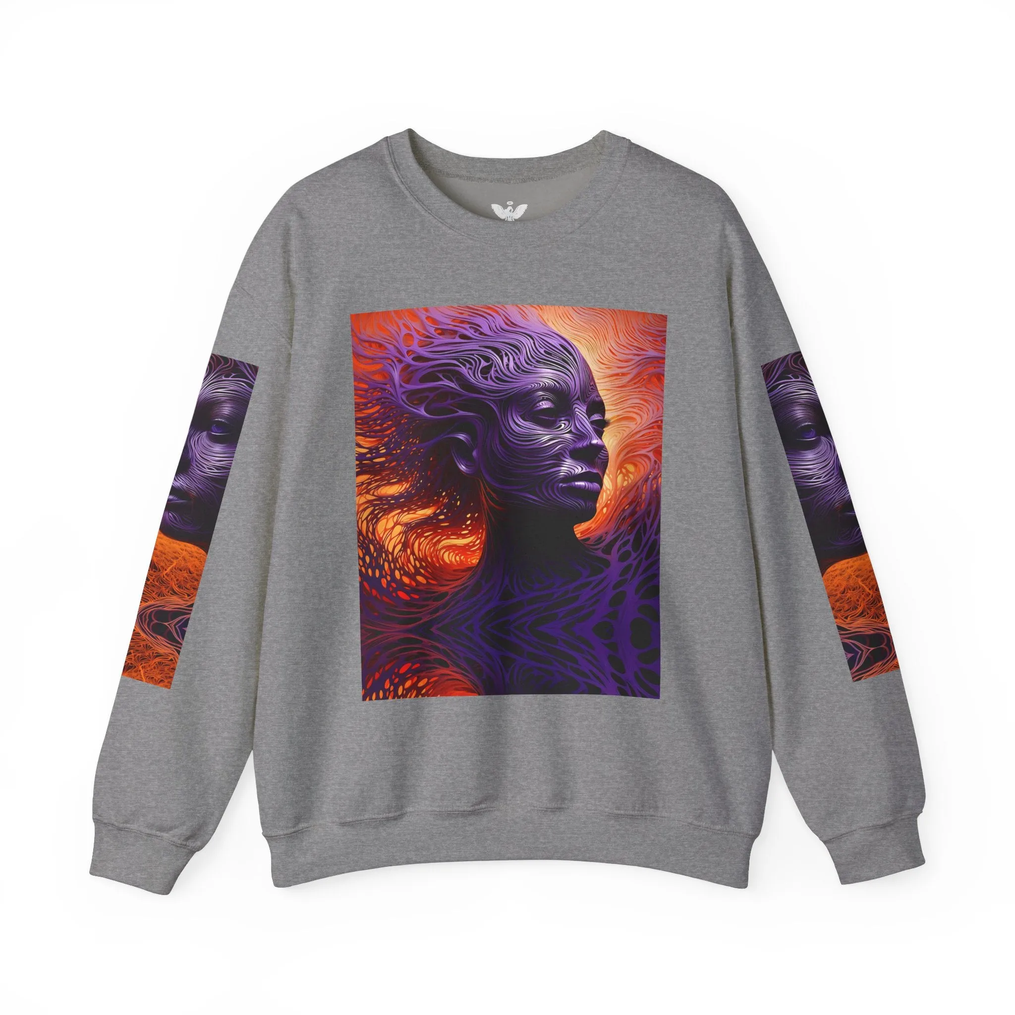 Purple Wind Mystical Abstract Unisex Sweatshirt