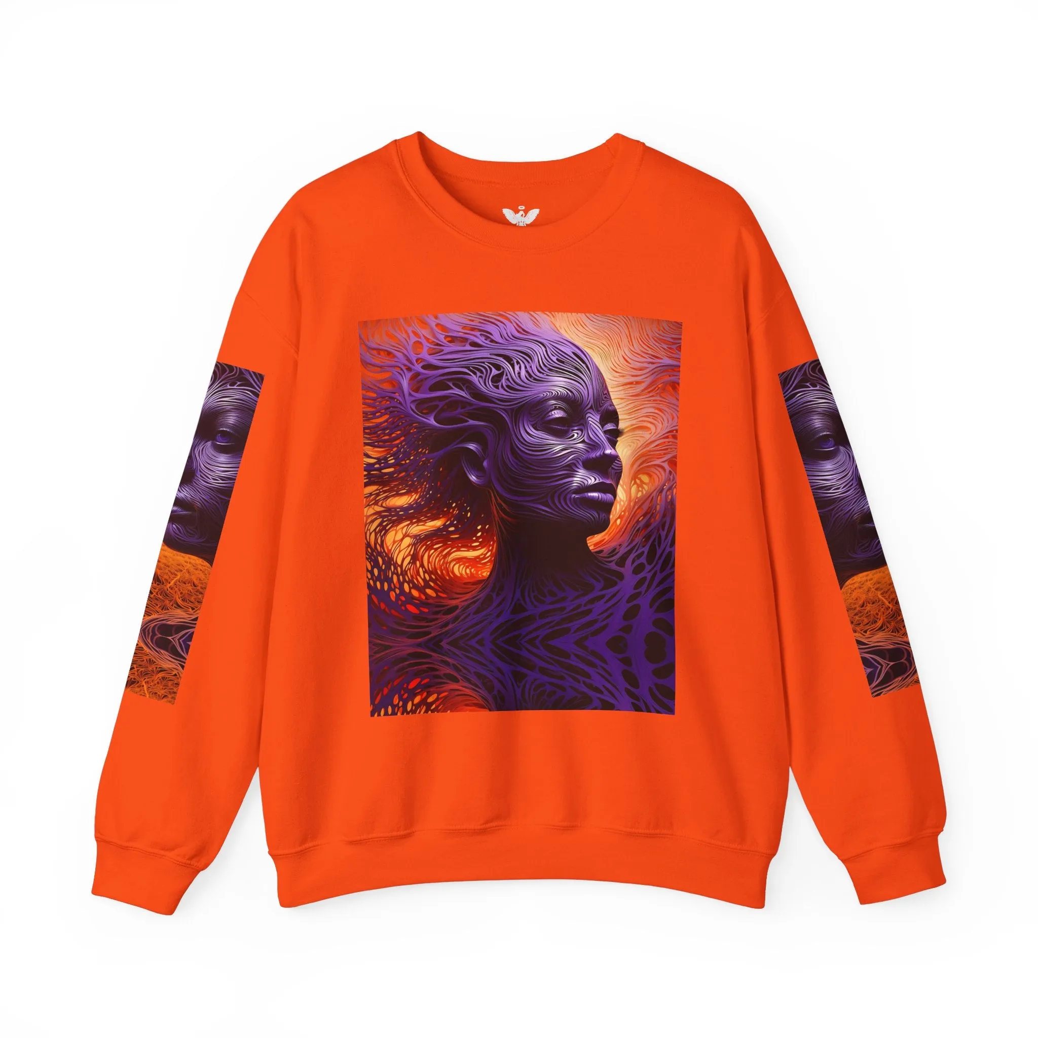 Purple Wind Mystical Abstract Unisex Sweatshirt