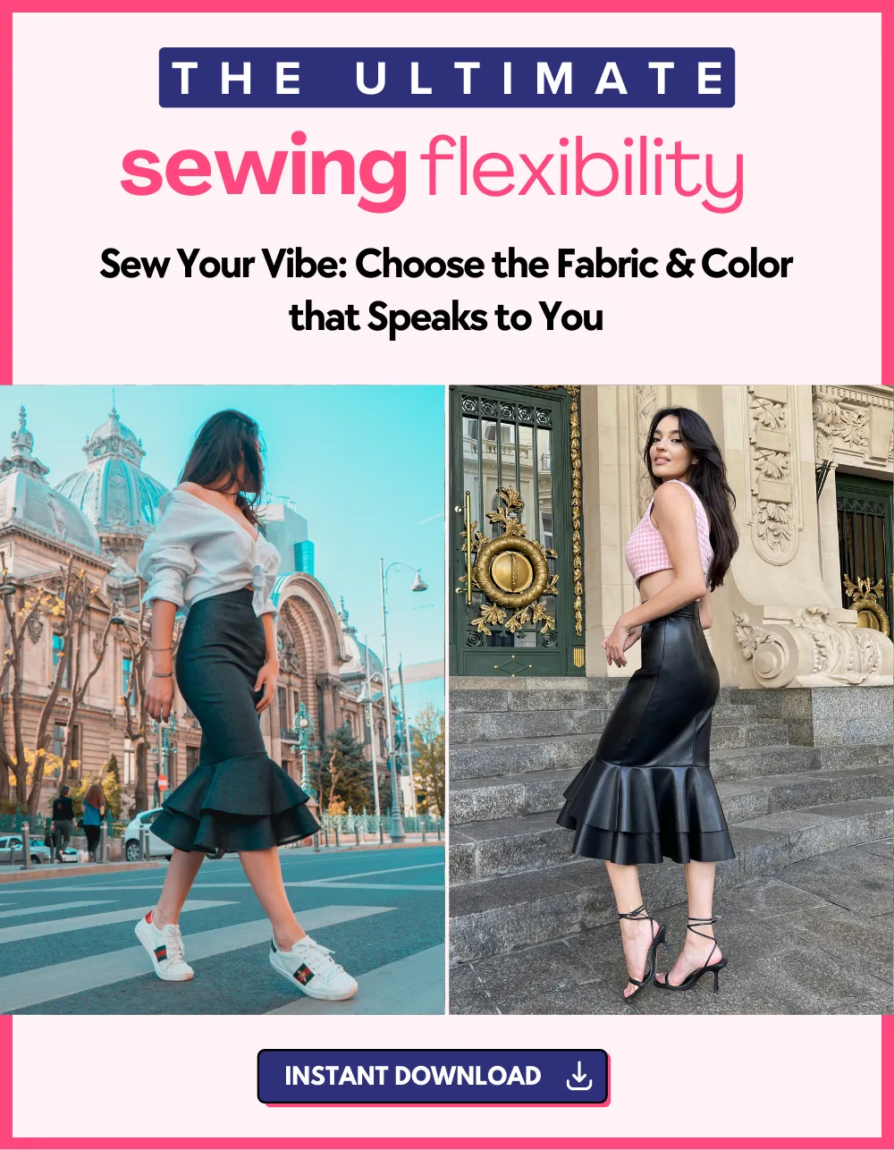 RANYA - Mermaid Skirt Pattern